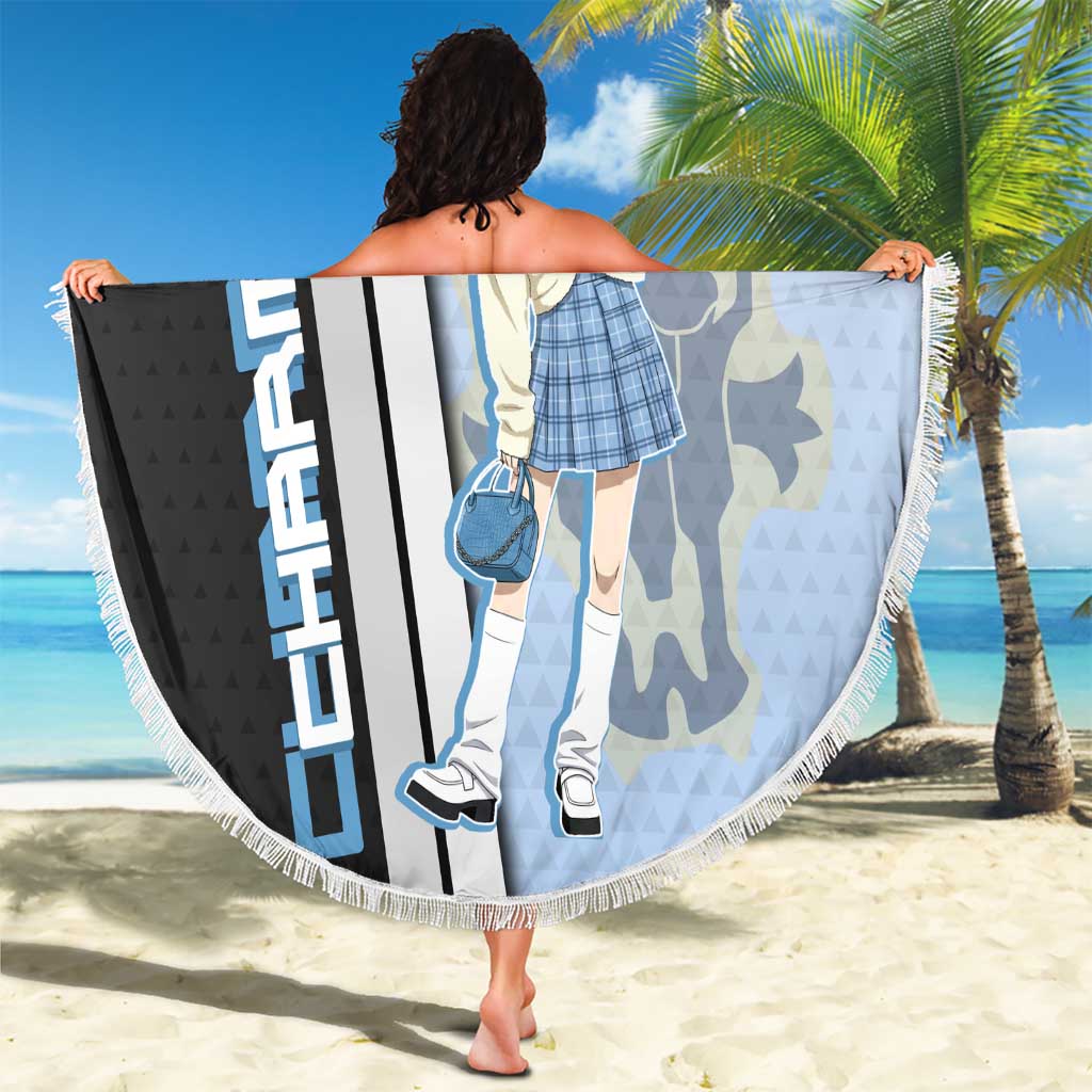 Charmy Pappitson Beach Blanket Soft Pastel Anime Style