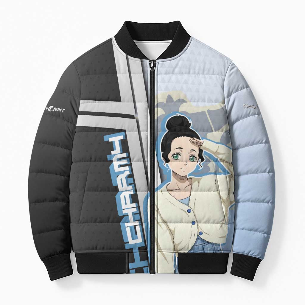 Charmy Pappitson Bomber Puffer Jacket Soft Pastel Anime Style