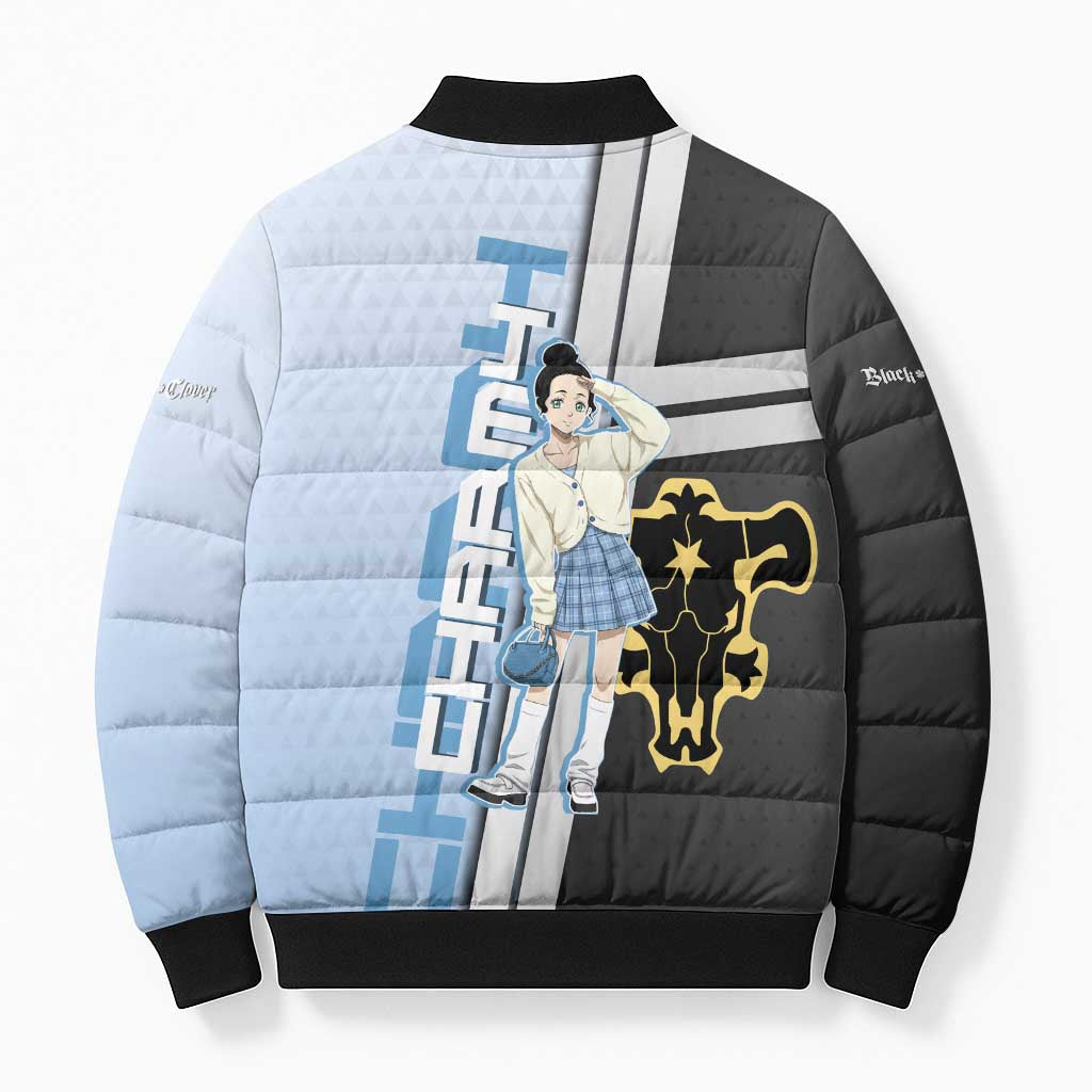 Charmy Pappitson Bomber Puffer Jacket Soft Pastel Anime Style