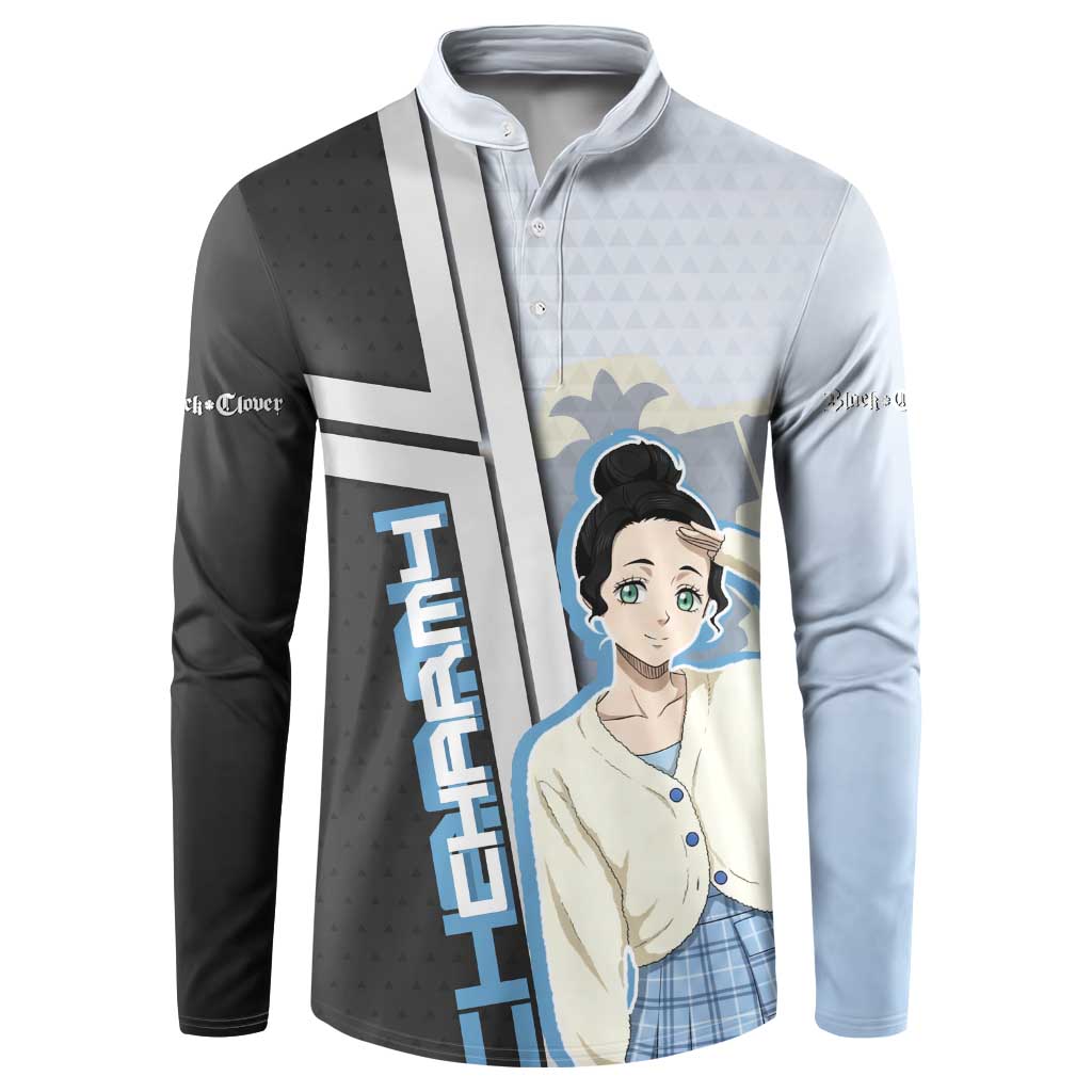 Charmy Pappitson Button Sweatshirt Soft Pastel Anime Style