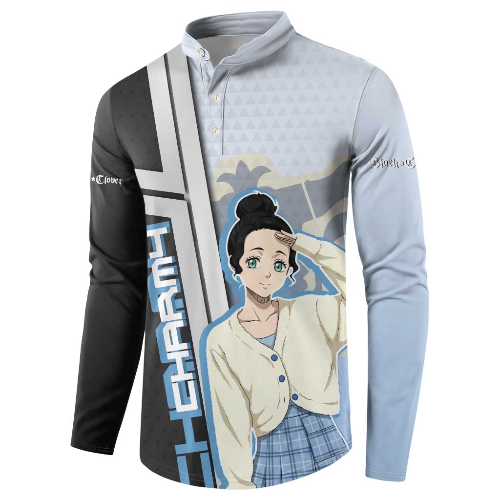 Charmy Pappitson Button Sweatshirt Soft Pastel Anime Style