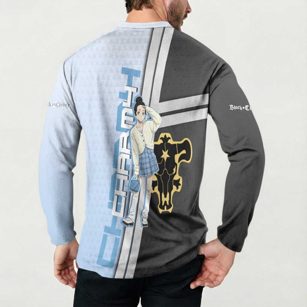 Charmy Pappitson Button Sweatshirt Soft Pastel Anime Style