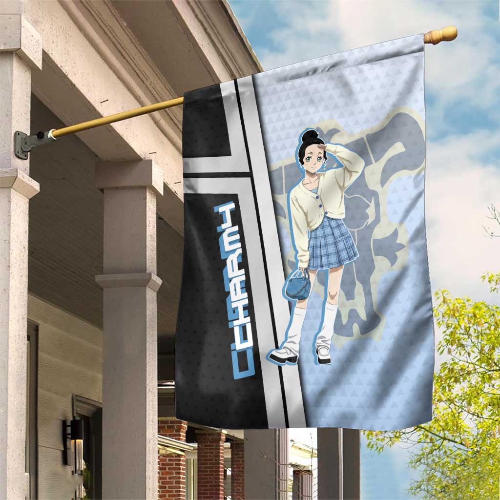 Charmy Pappitson Garden Flag Soft Pastel Anime Style