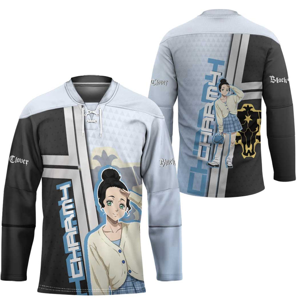 Charmy Pappitson Hockey Jersey Soft Pastel Anime Style