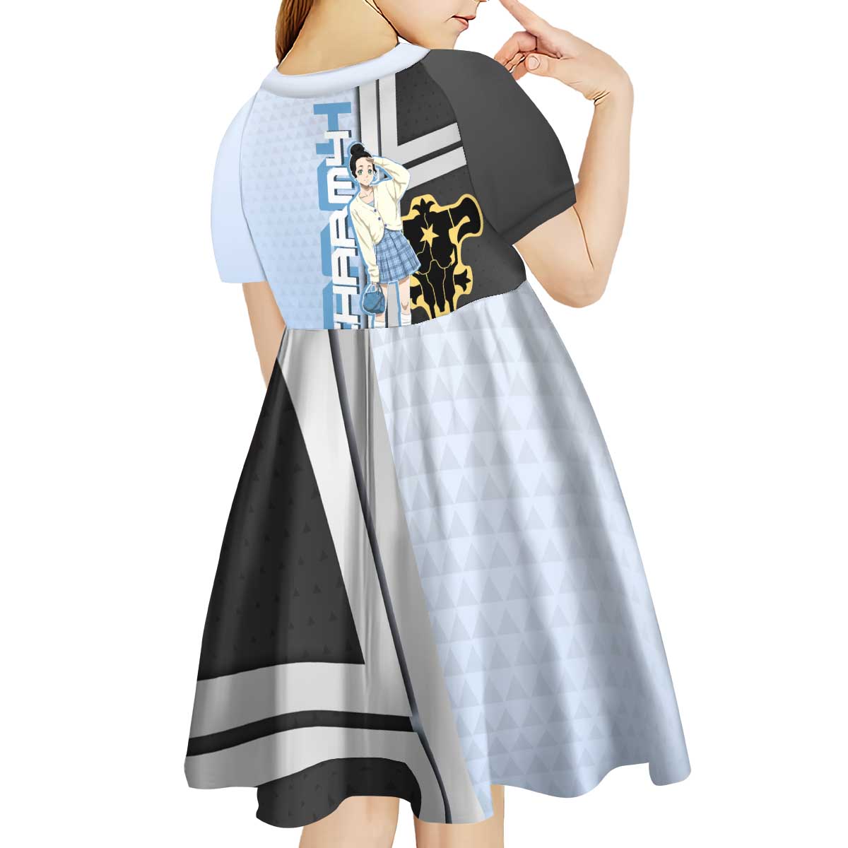 Charmy Pappitson Kid Short Sleeve Dress Soft Pastel Anime Style