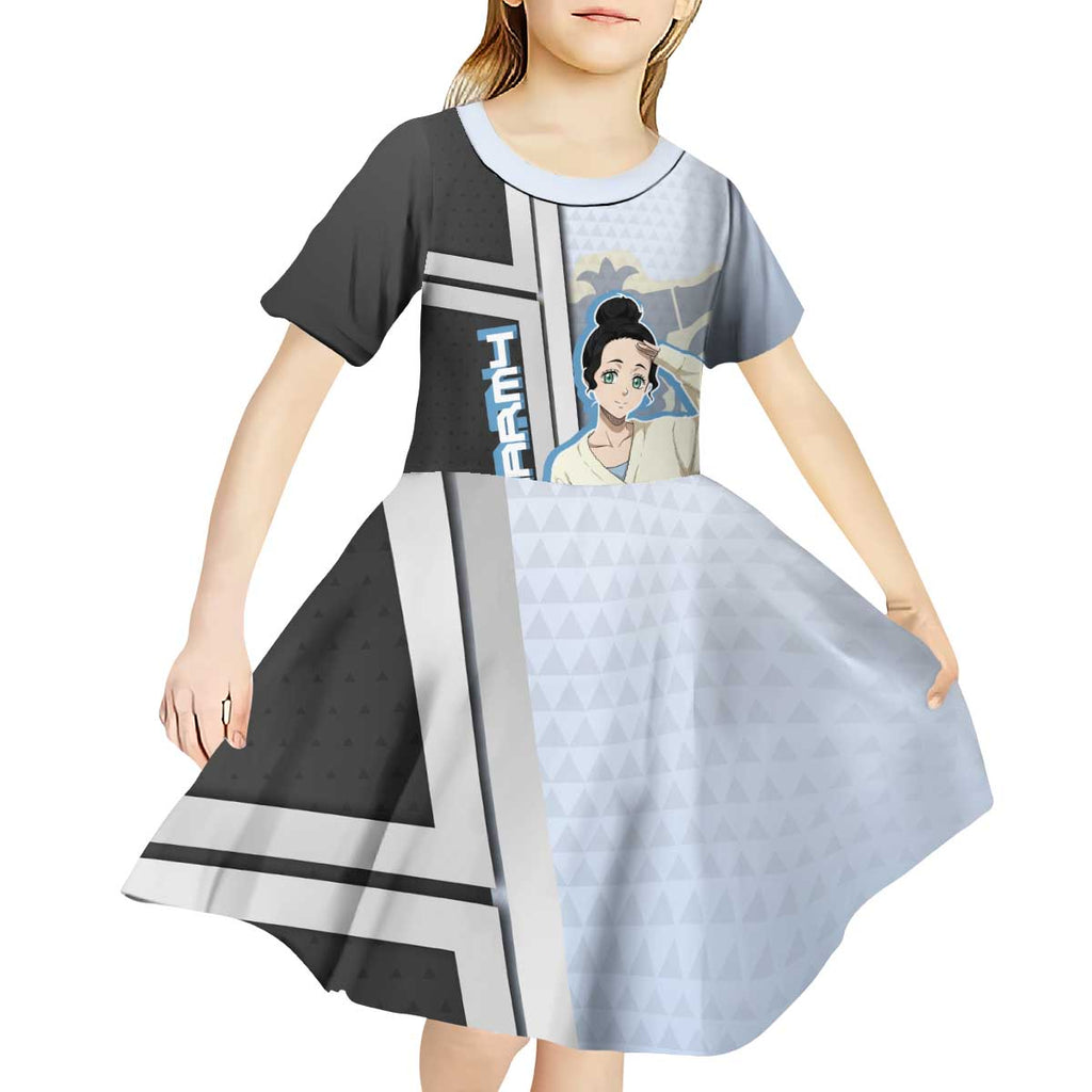 Charmy Pappitson Kid Short Sleeve Dress Soft Pastel Anime Style
