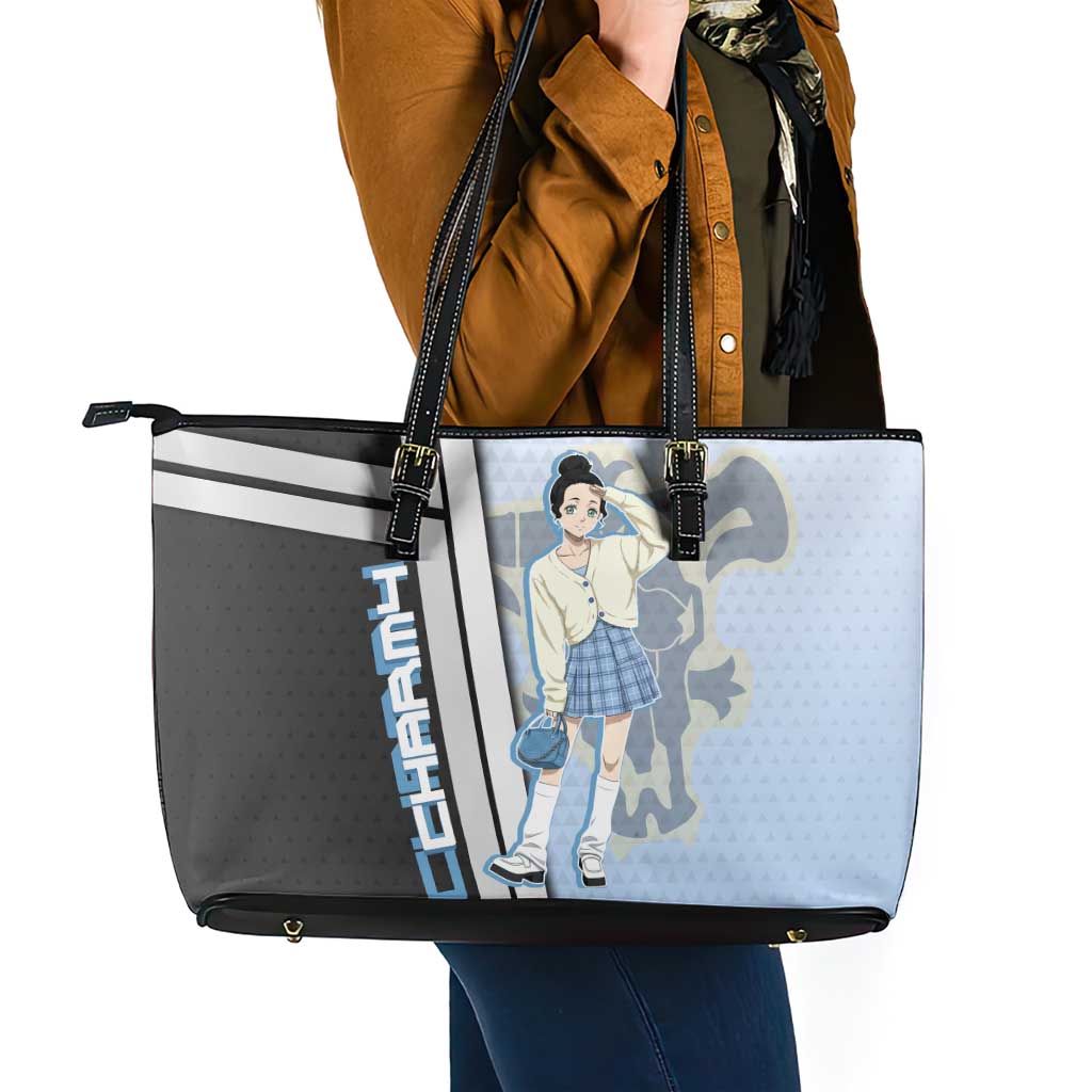 Charmy Pappitson Leather Tote Bag Soft Pastel Anime Style