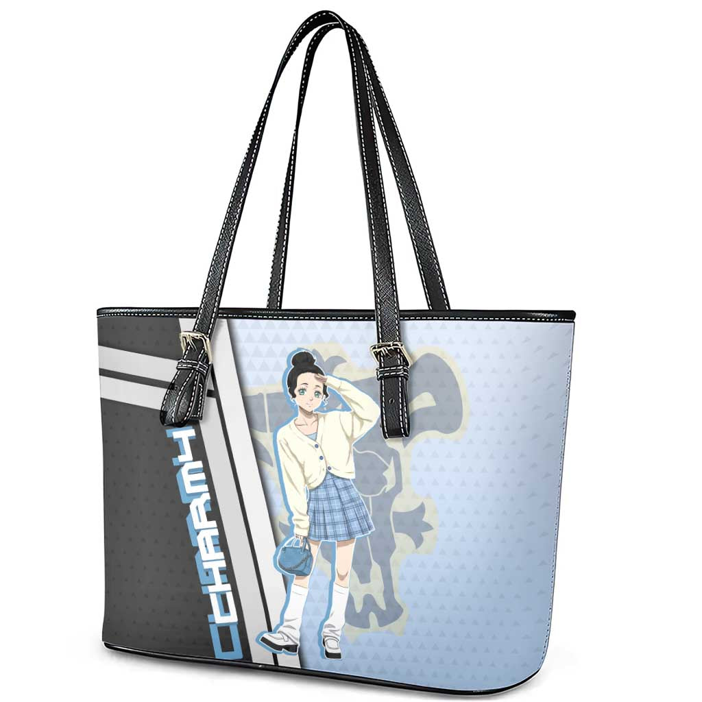 Charmy Pappitson Leather Tote Bag Soft Pastel Anime Style
