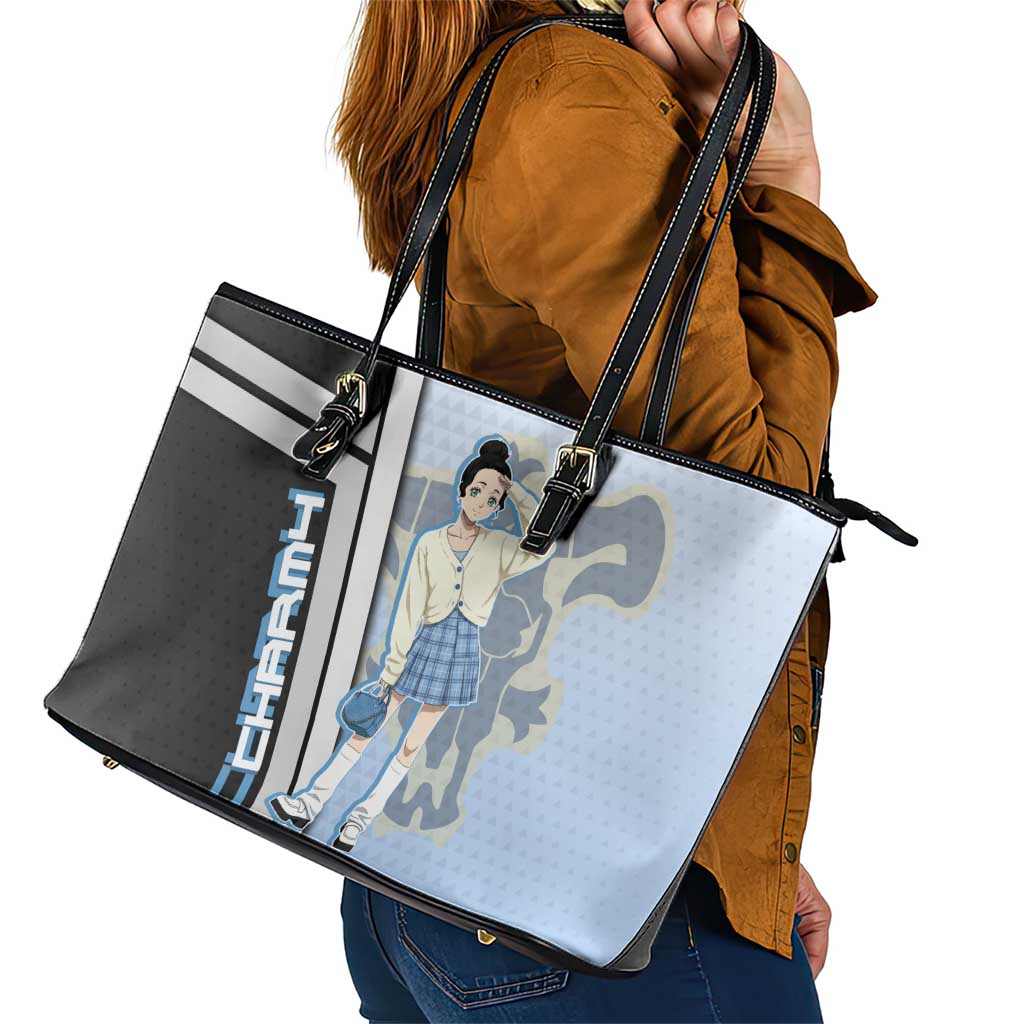 Charmy Pappitson Leather Tote Bag Soft Pastel Anime Style