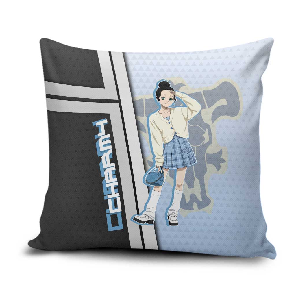 Charmy Pappitson Pillow Cover Soft Pastel Anime Style