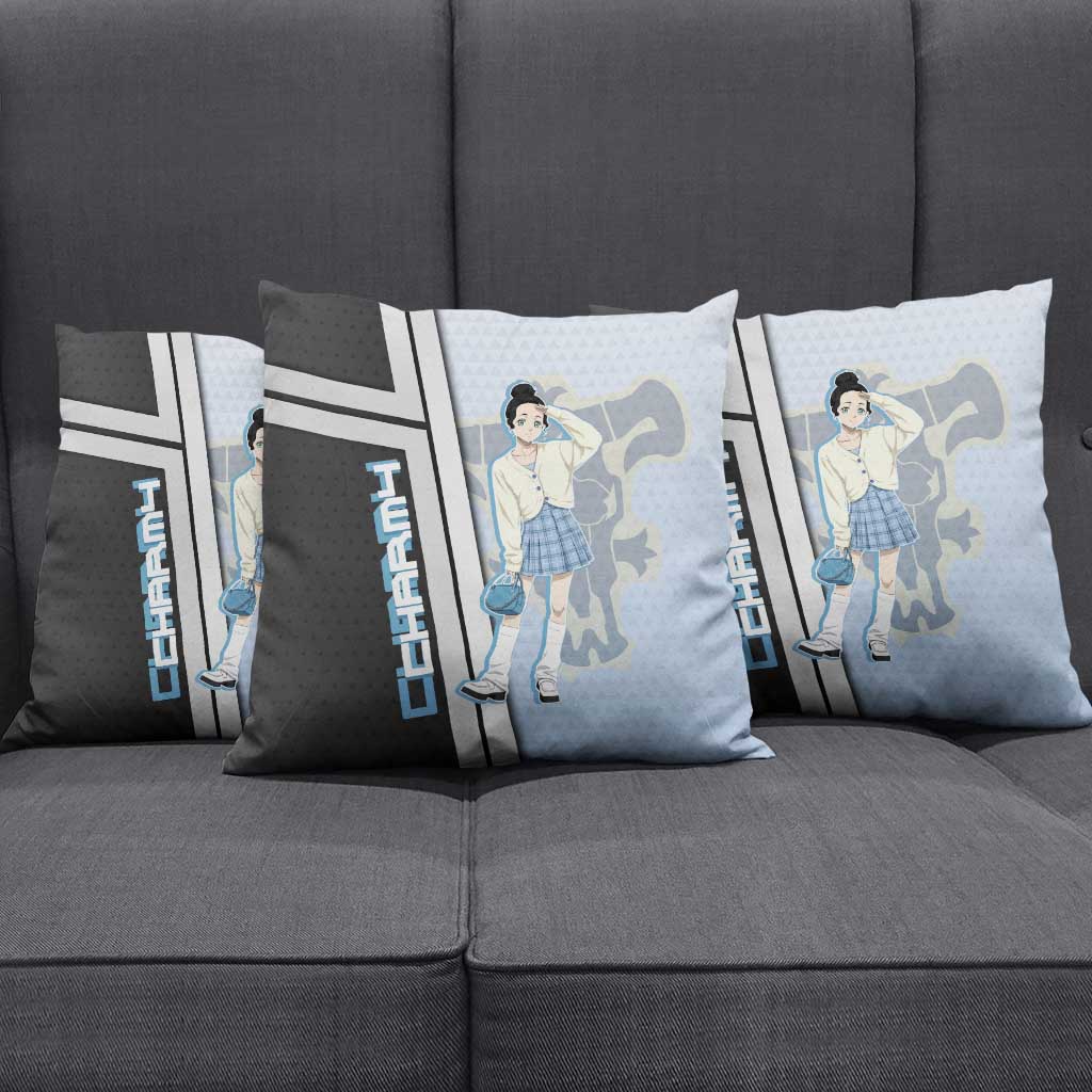 Charmy Pappitson Pillow Cover Soft Pastel Anime Style