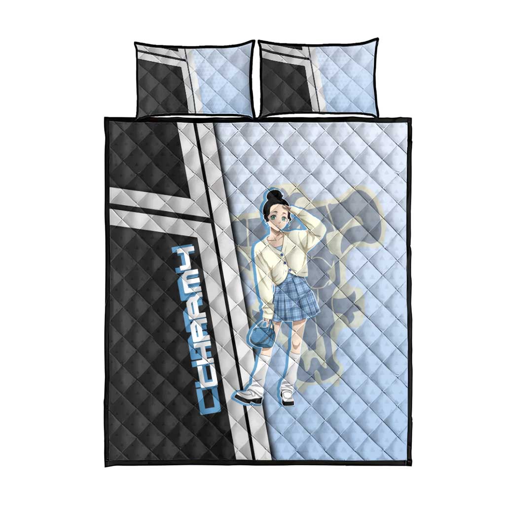 Charmy Pappitson Quilt Bed Set Soft Pastel Anime Style