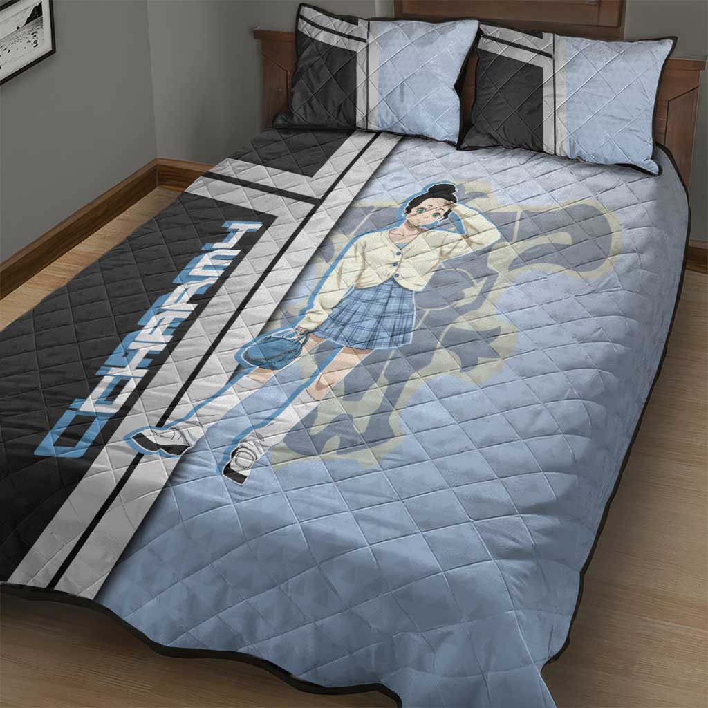 Charmy Pappitson Quilt Bed Set Soft Pastel Anime Style