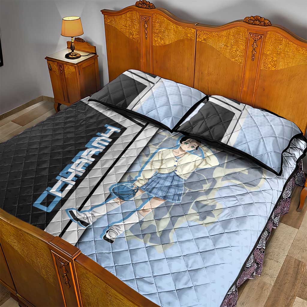 Charmy Pappitson Quilt Bed Set Soft Pastel Anime Style
