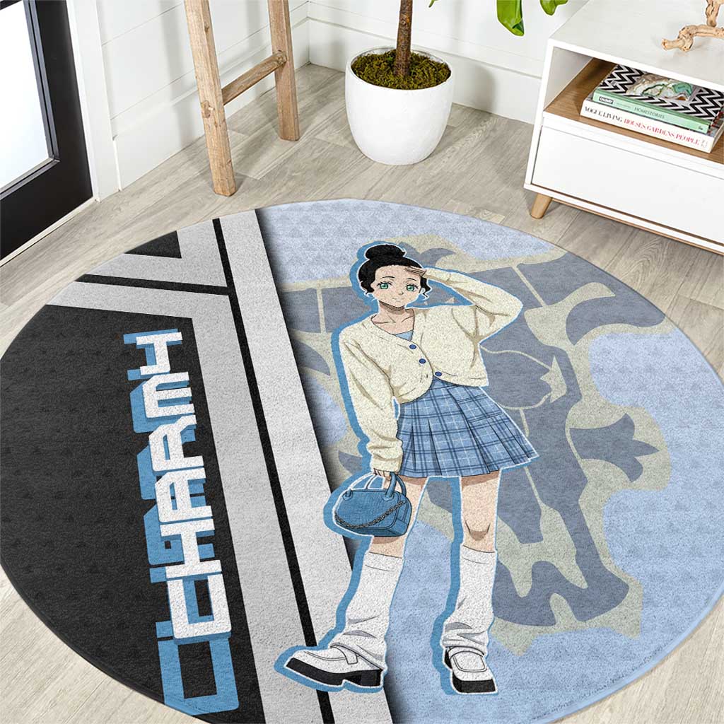 Charmy Pappitson Round Carpet Soft Pastel Anime Style