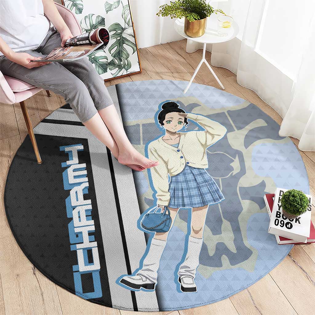 Charmy Pappitson Round Carpet Soft Pastel Anime Style