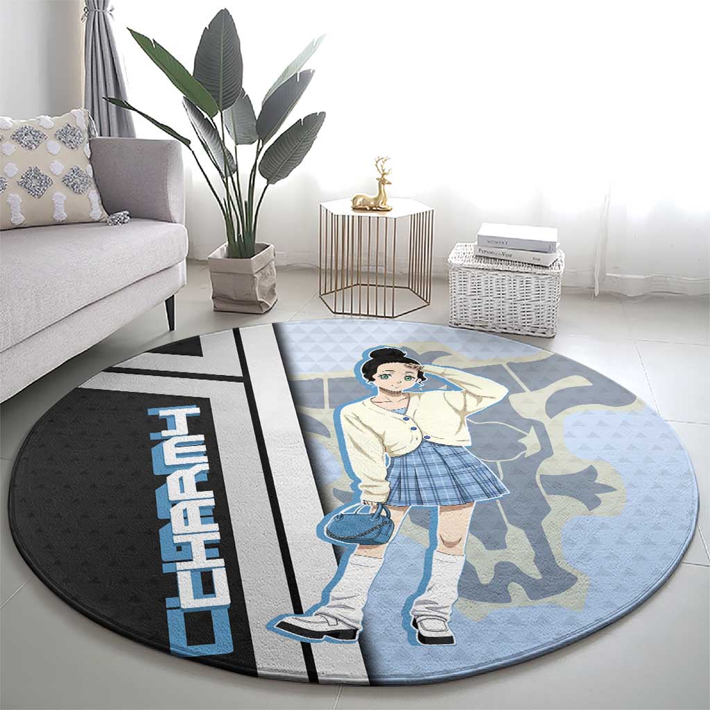 Charmy Pappitson Round Carpet Soft Pastel Anime Style