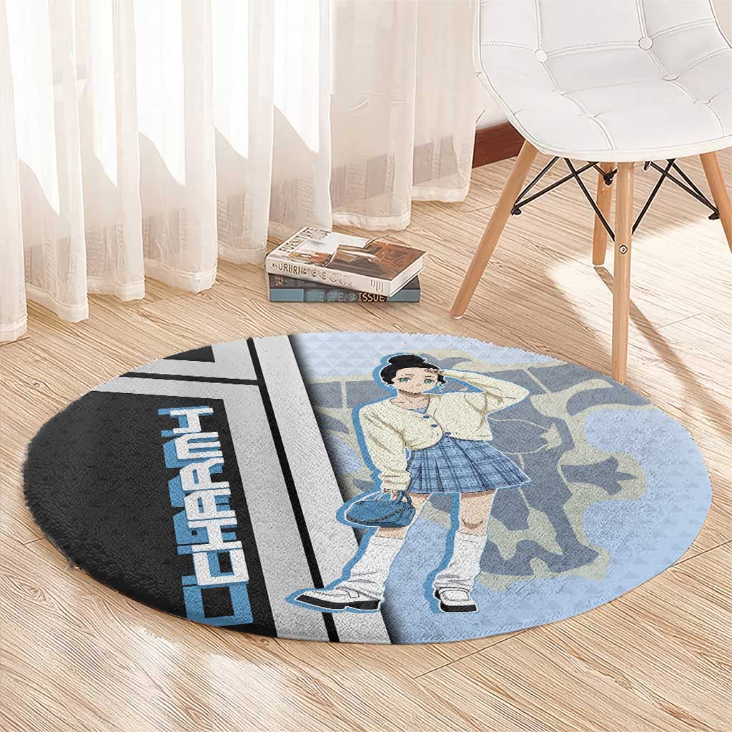 Charmy Pappitson Round Carpet Soft Pastel Anime Style