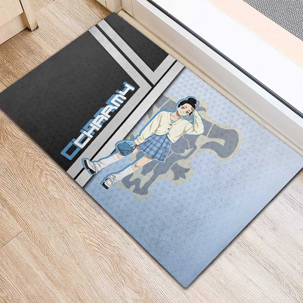 Charmy Pappitson Rubber Doormat Soft Pastel Anime Style