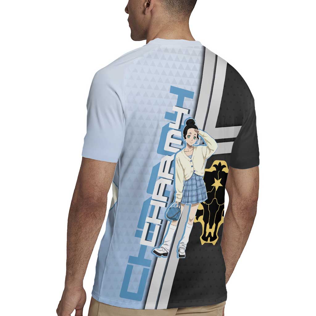 Charmy Pappitson Rugby Jersey Soft Pastel Anime Style