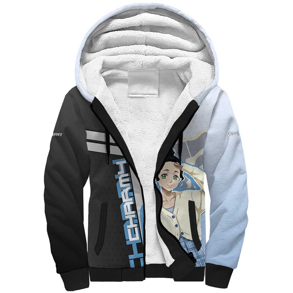 Charmy Pappitson Sherpa Hoodie Soft Pastel Anime Style