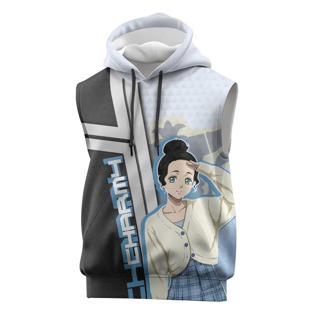 Charmy Pappitson Sleeveless Hoodie Soft Pastel Anime Style