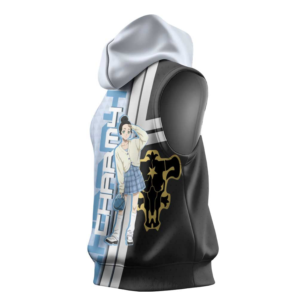 Charmy Pappitson Sleeveless Hoodie Soft Pastel Anime Style
