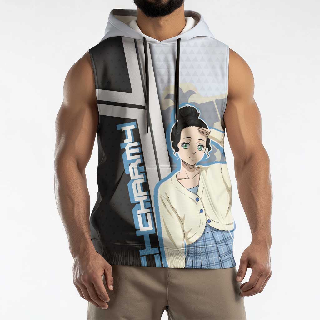 Charmy Pappitson Sleeveless Hoodie Soft Pastel Anime Style