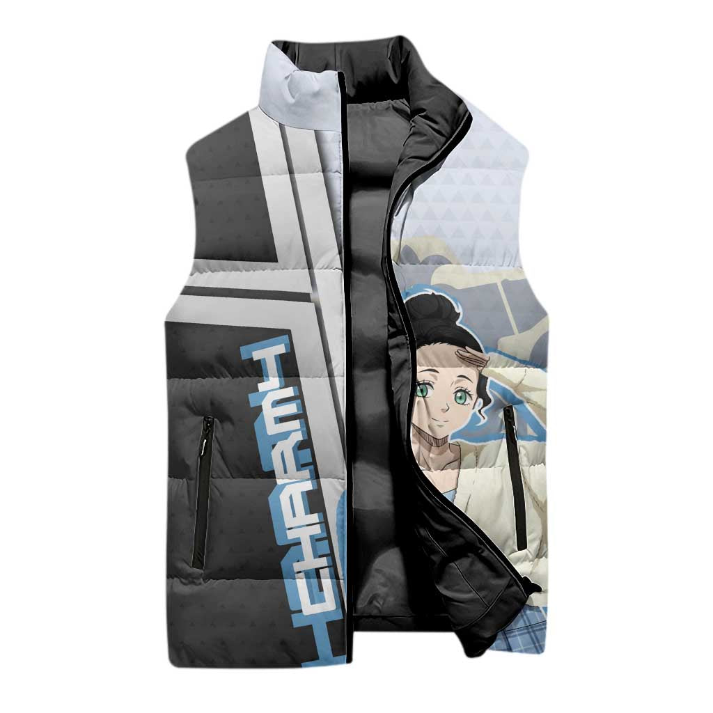 Charmy Pappitson Sleeveless Puffer Jacket Soft Pastel Anime Style
