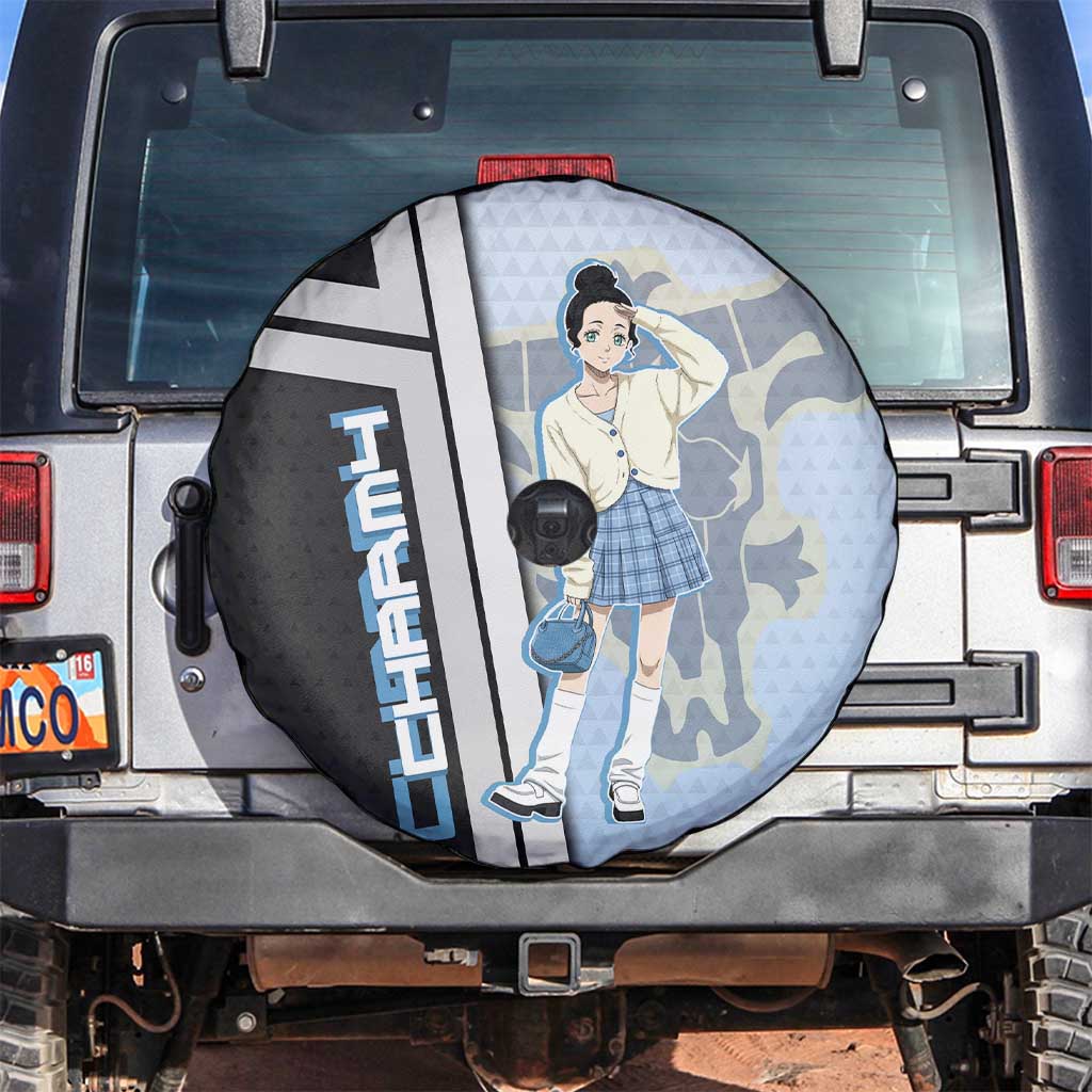 Charmy Pappitson Spare Tire Cover Soft Pastel Anime Style