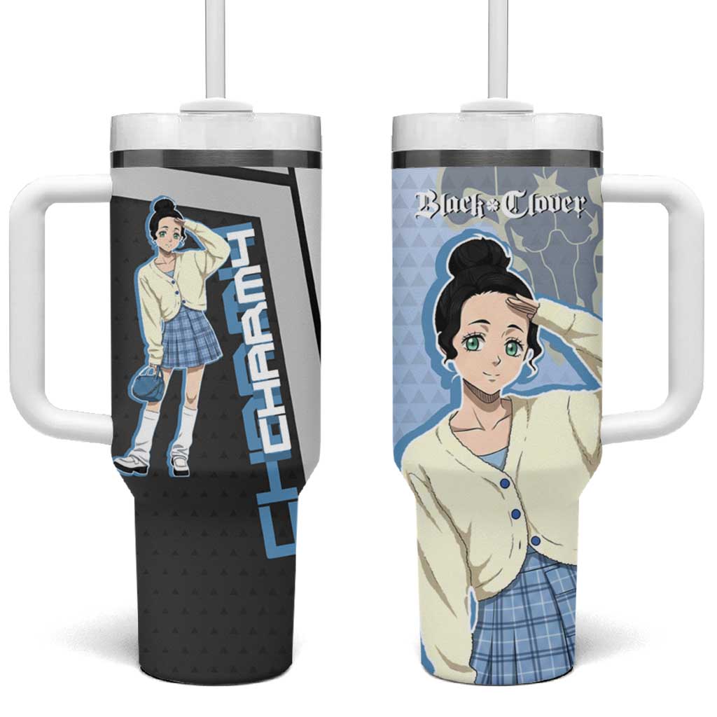 Charmy Pappitson Tumbler With Handle Soft Pastel Anime Style