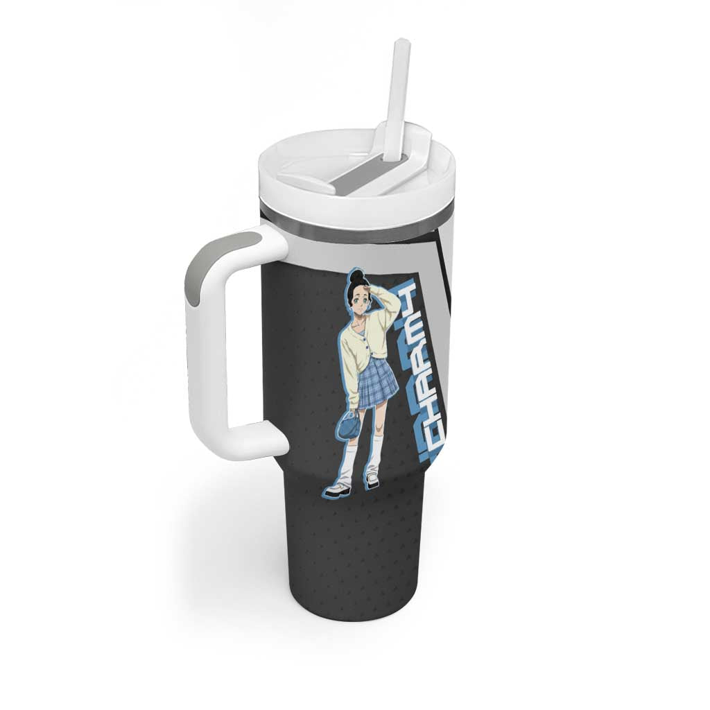 Charmy Pappitson Tumbler With Handle Soft Pastel Anime Style