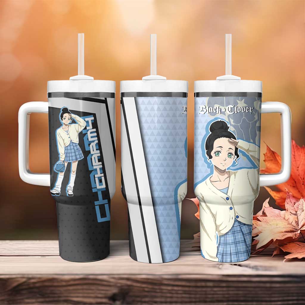 Charmy Pappitson Tumbler With Handle Soft Pastel Anime Style