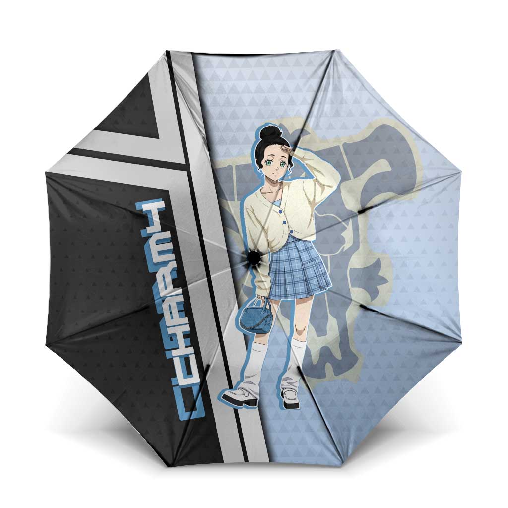 Charmy Pappitson Umbrella Soft Pastel Anime Style