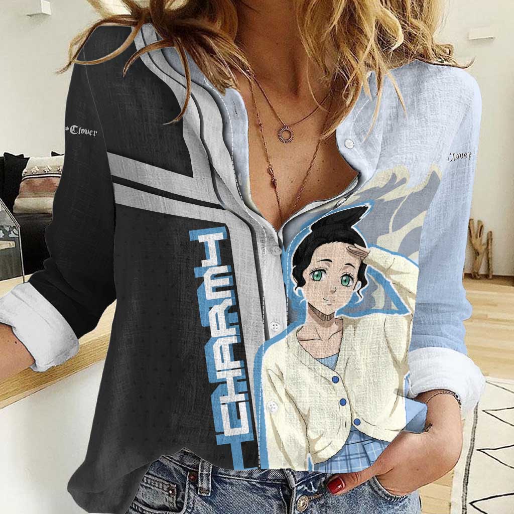 Charmy Pappitson Women Casual Shirt Soft Pastel Anime Style