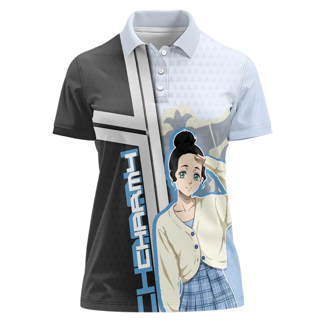 Charmy Pappitson Women Polo Shirt Soft Pastel Anime Style