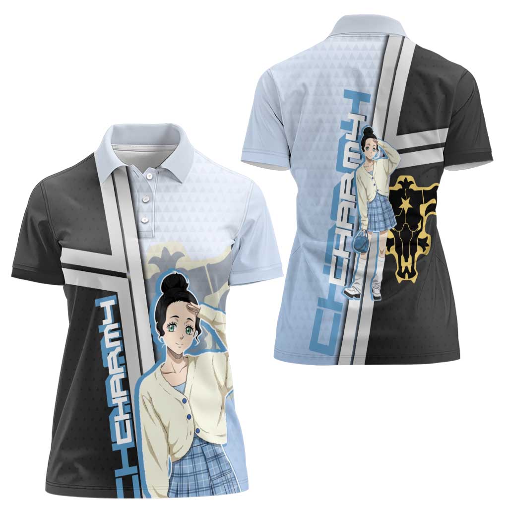 Charmy Pappitson Women Polo Shirt Soft Pastel Anime Style