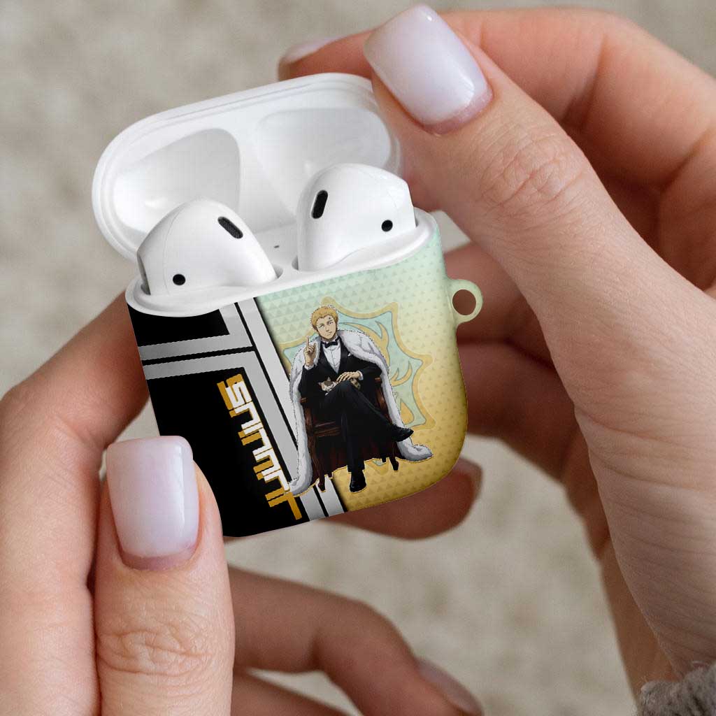 Julius Novachrono AirPods Case Regal Anime Illustration Style