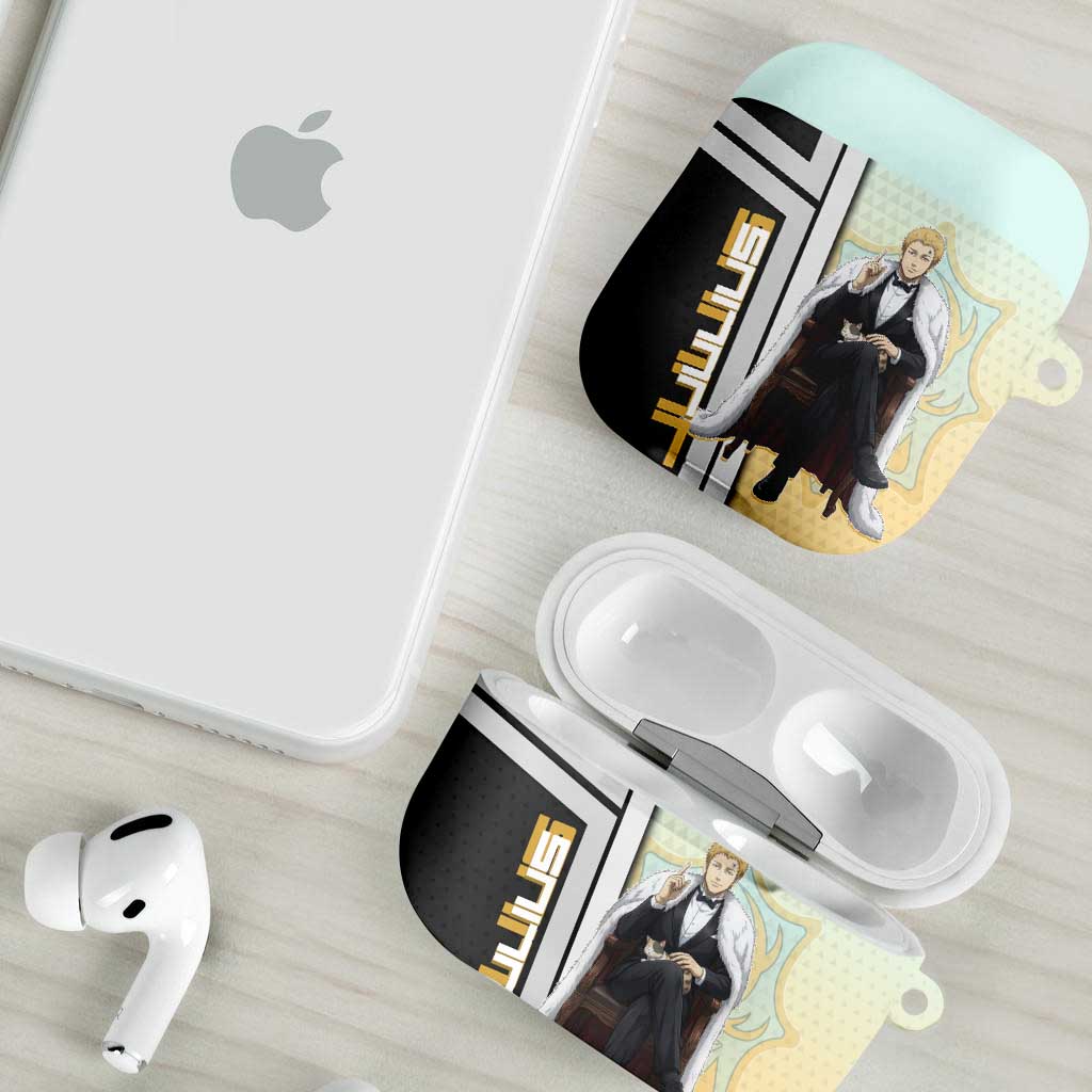 Julius Novachrono AirPods Case Regal Anime Illustration Style