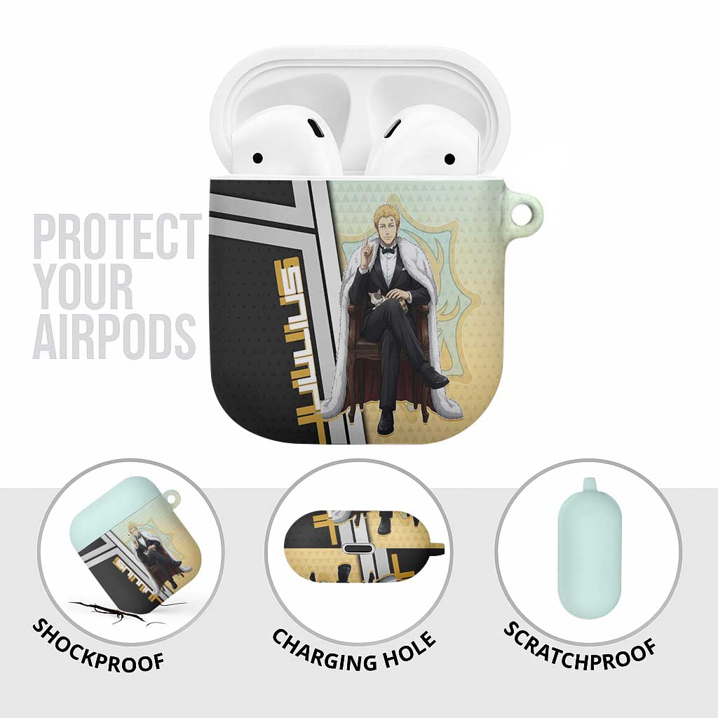 Julius Novachrono AirPods Case Regal Anime Illustration Style