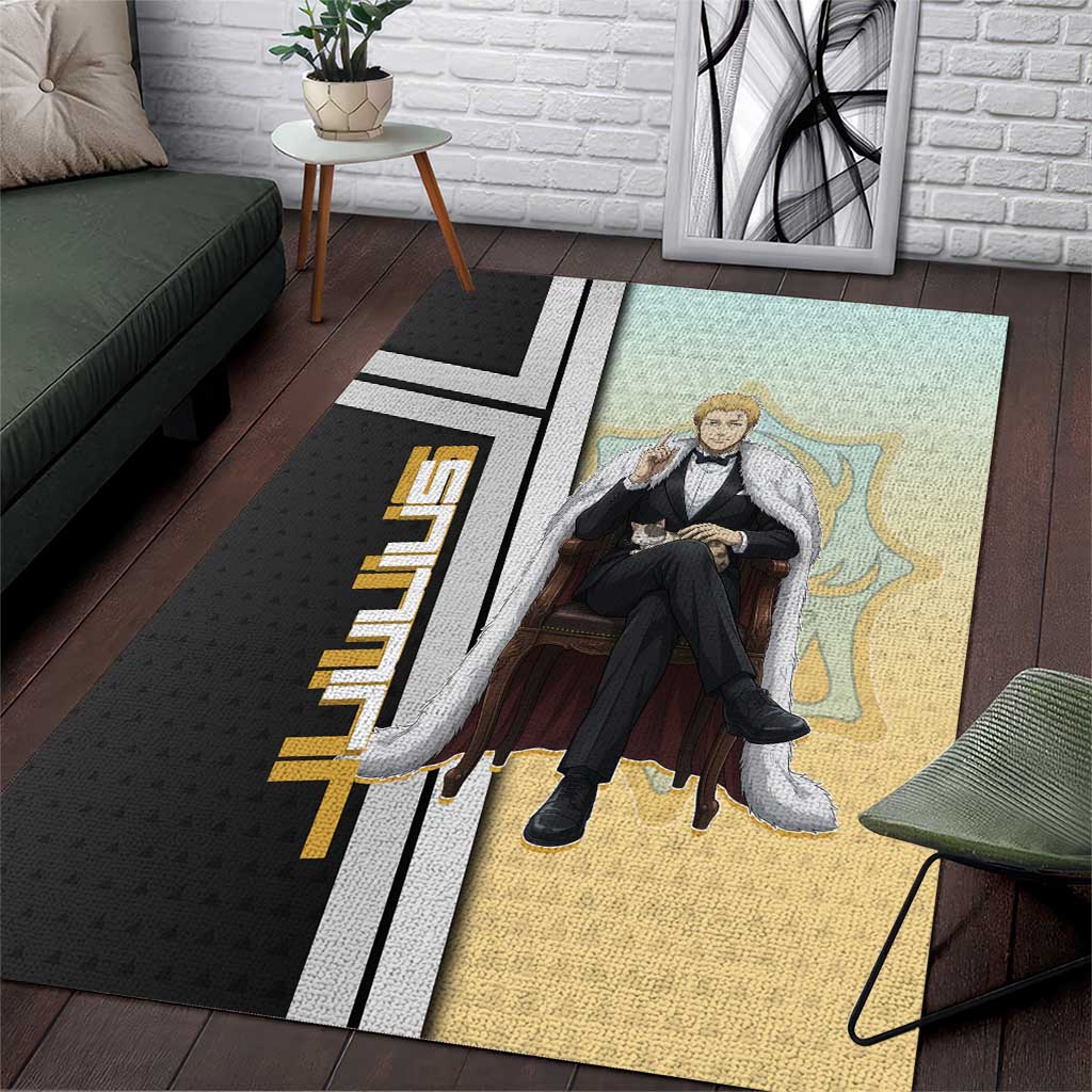 Julius Novachrono Area Rug Regal Anime Illustration Style