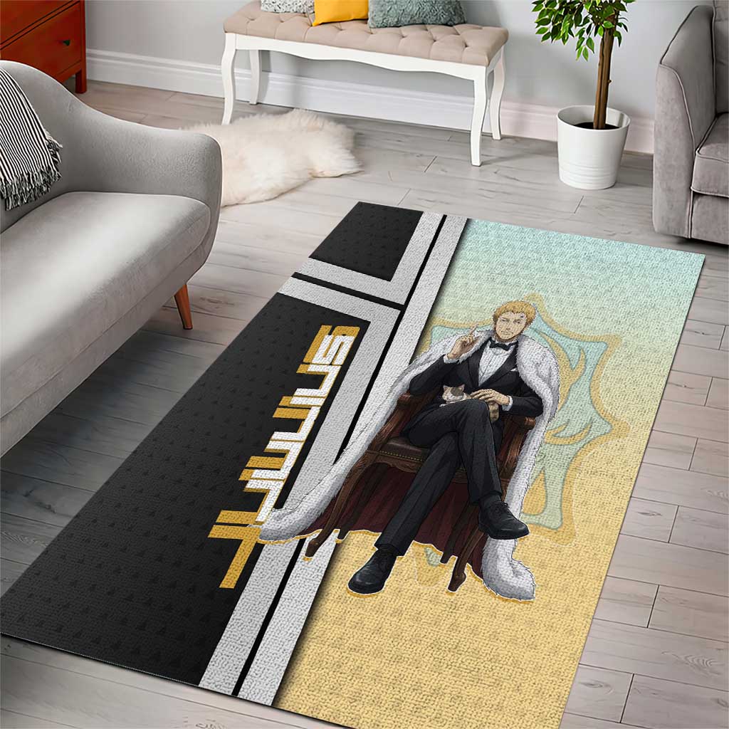 Julius Novachrono Area Rug Regal Anime Illustration Style