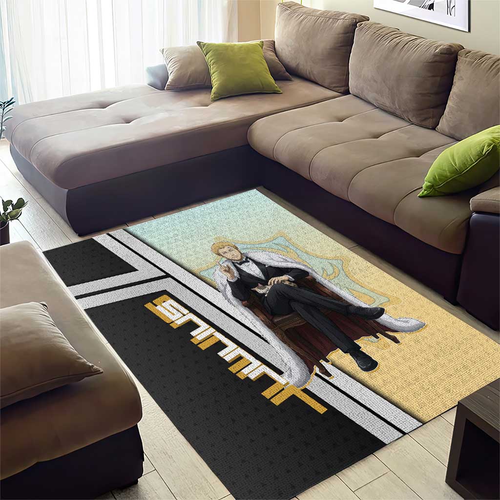 Julius Novachrono Area Rug Regal Anime Illustration Style