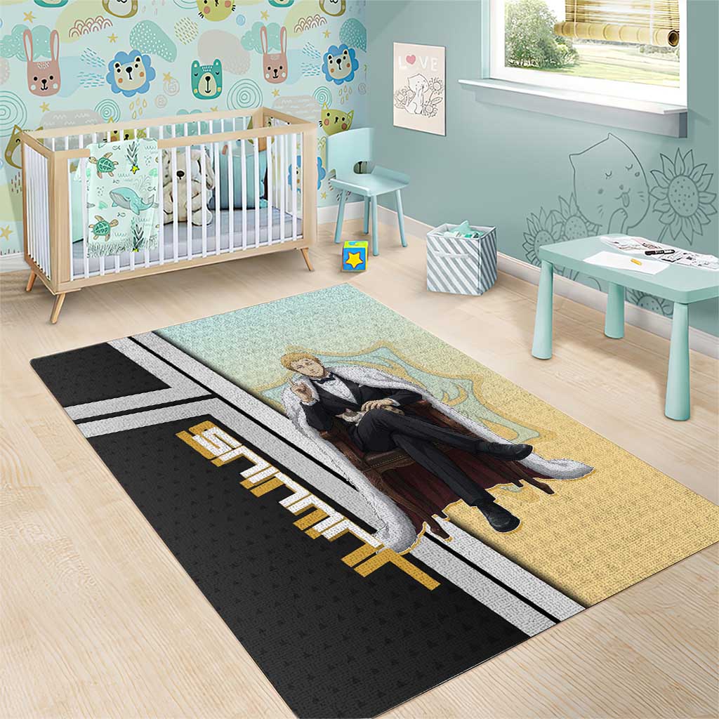 Julius Novachrono Area Rug Regal Anime Illustration Style