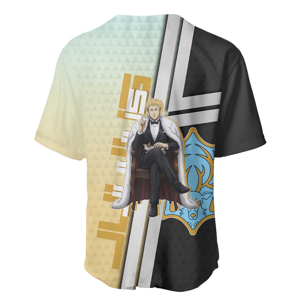 Julius Novachrono Baseball Jersey Regal Anime Illustration Style