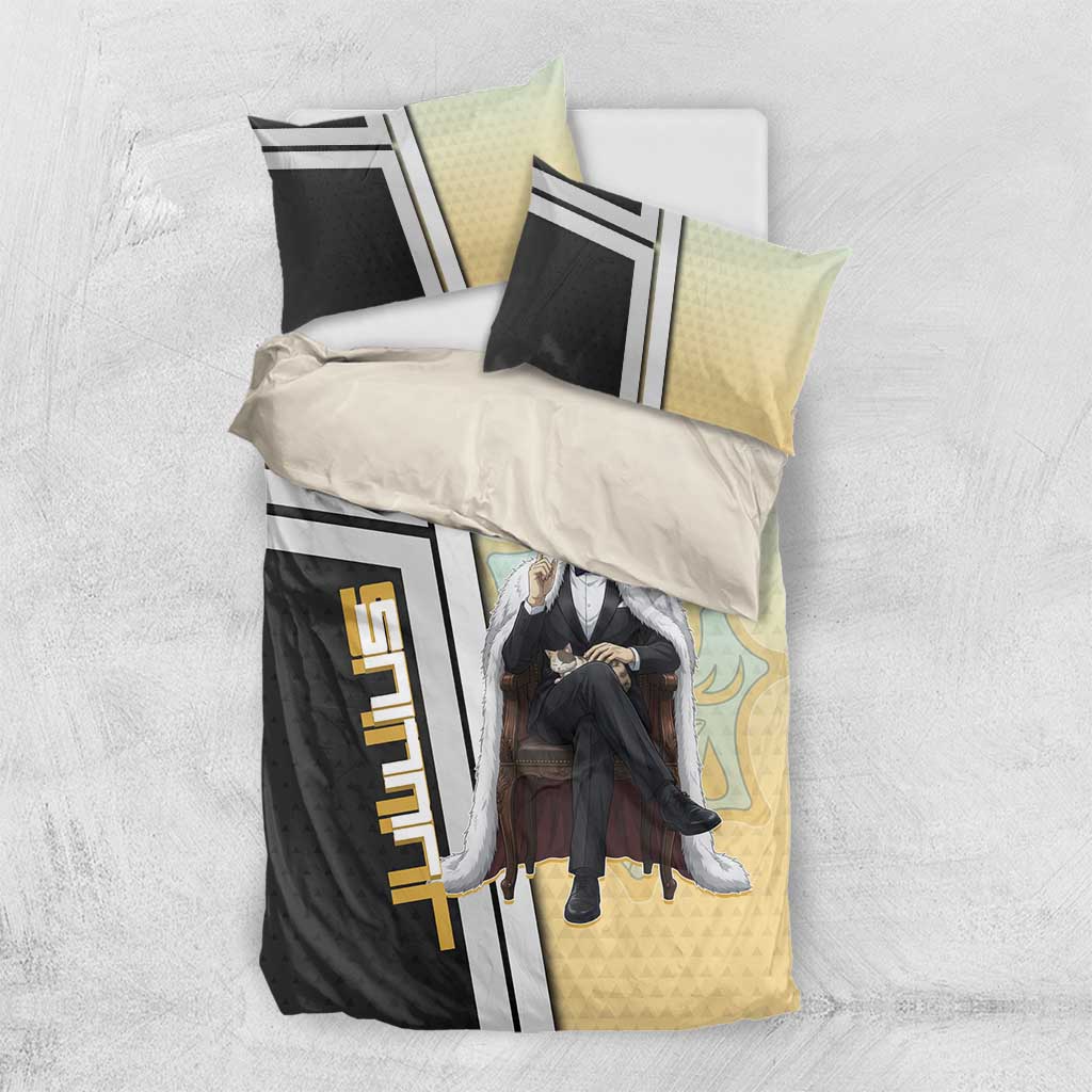 Julius Novachrono Bedding Set Regal Anime Illustration Style