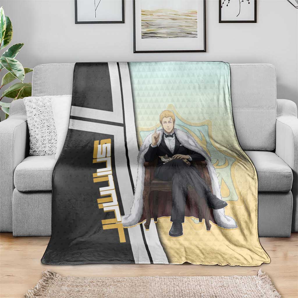 Julius Novachrono Blanket Regal Anime Illustration Style