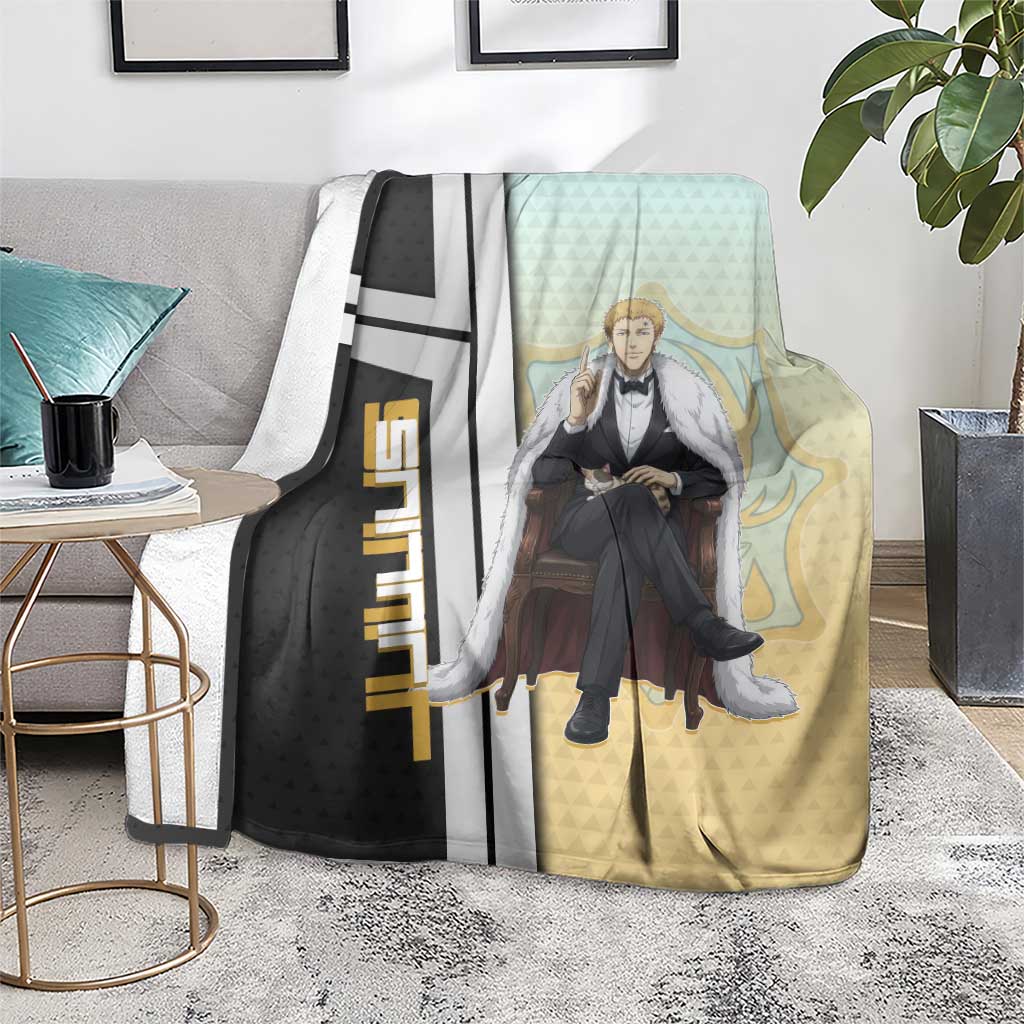 Julius Novachrono Blanket Regal Anime Illustration Style
