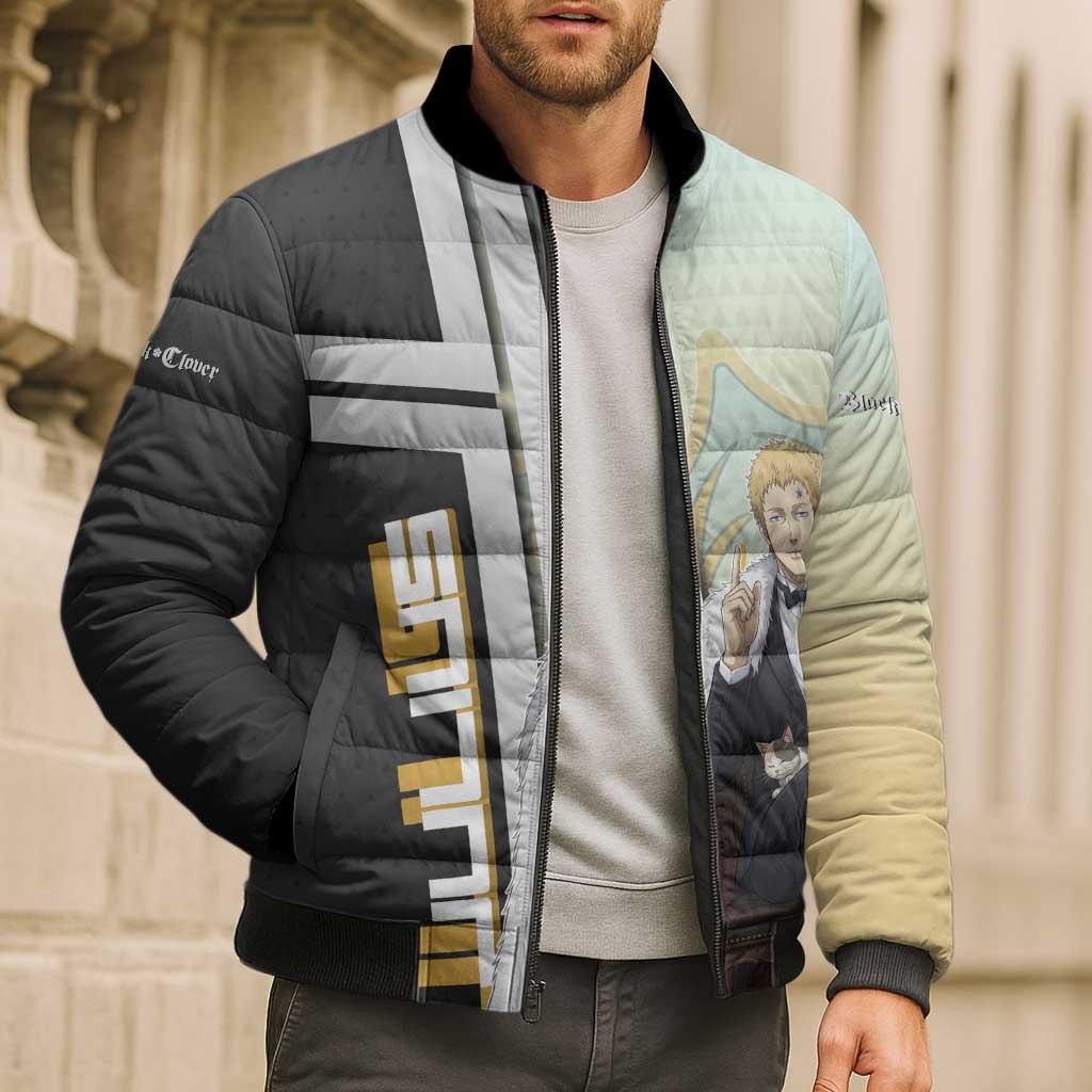Julius Novachrono Bomber Puffer Jacket Regal Anime Illustration Style