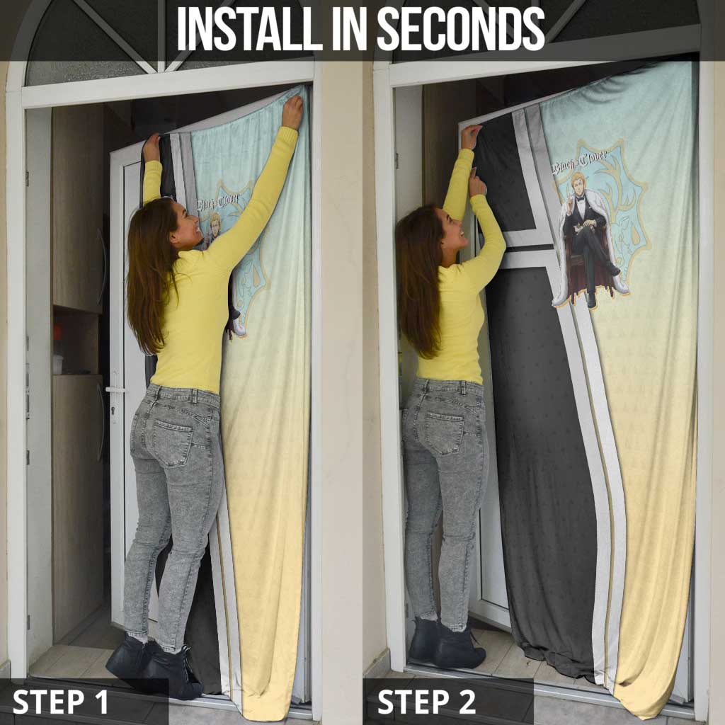 Julius Novachrono Door Cover Regal Anime Illustration Style